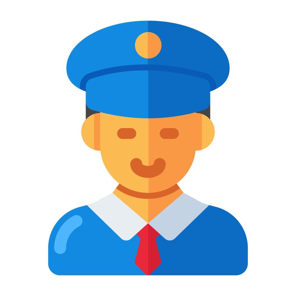 perfect ontwerp icoon van politieagent vector