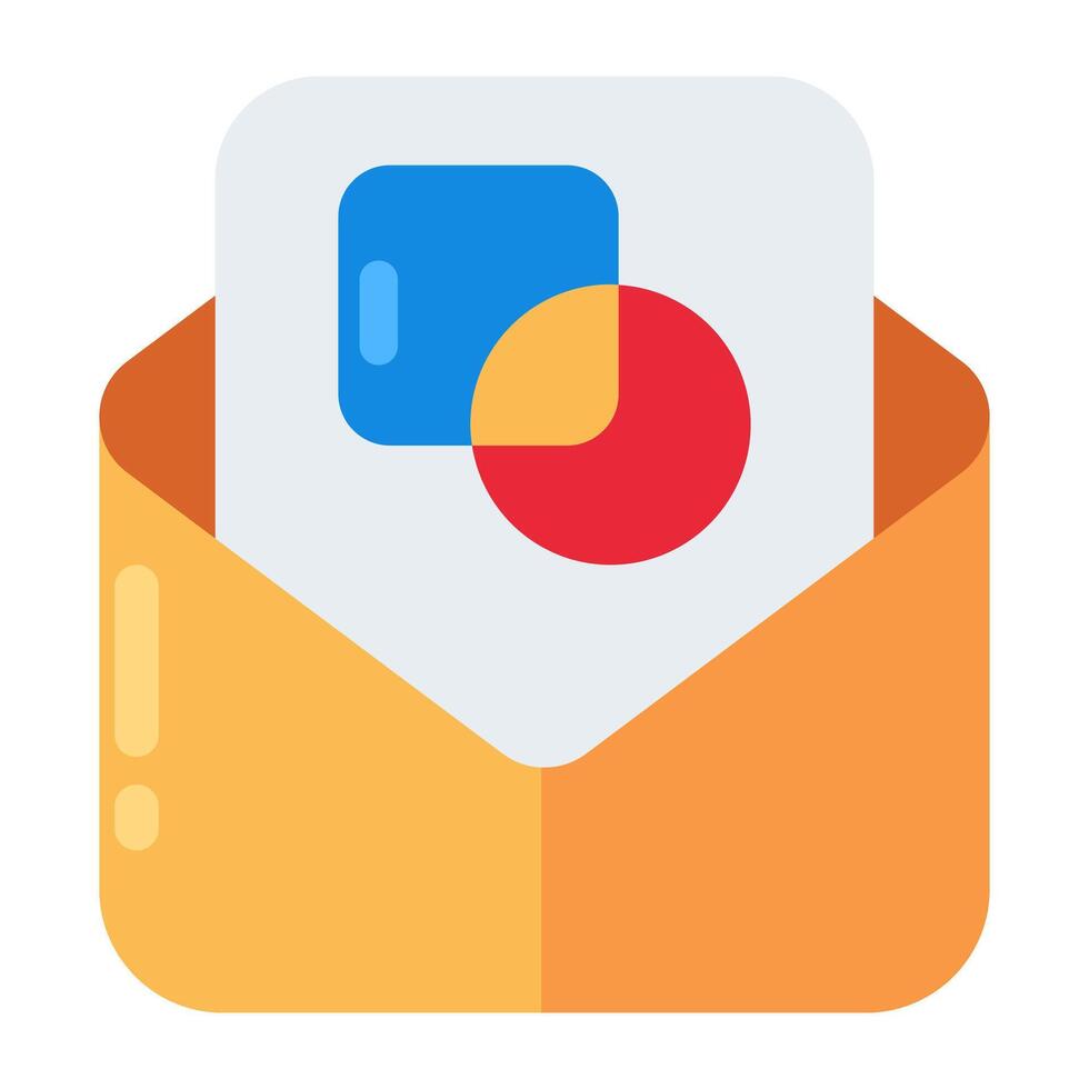 een icoon ontwerp van mail geïsoleerd Aan wit achtergrond vector