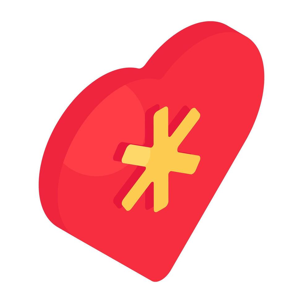 perfect design icoon van hart vector