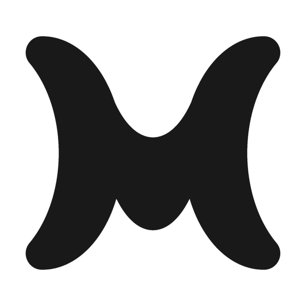 letter m logo vector