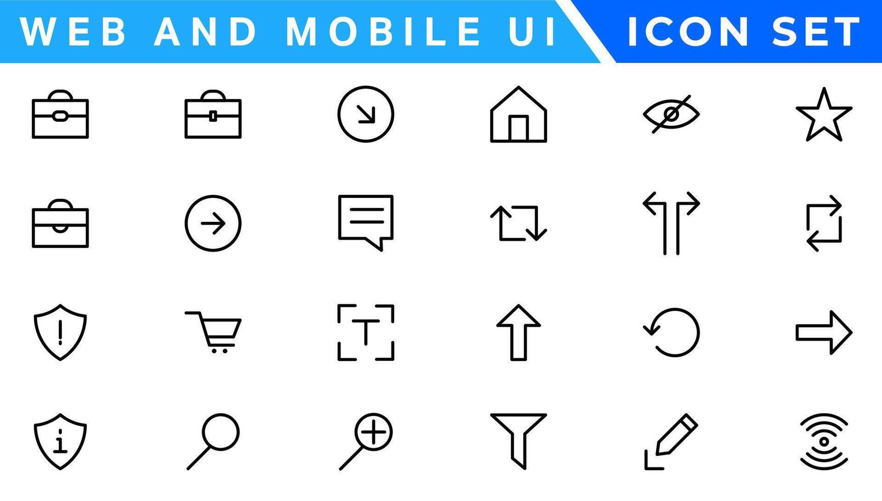 ui pictogrammen set. vector. voor mobiel, web, sociaal media, bedrijf. gebruiker koppel elementen voor mobiel app. gemakkelijk modern ontwerp. vector