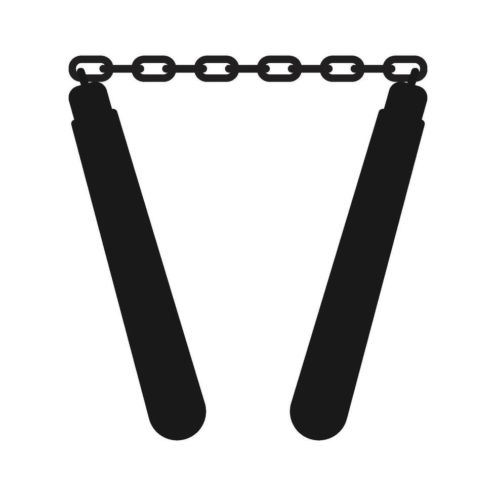 nunchaku icoon vector