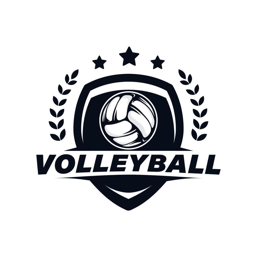 volley bal sport logo ontwerp sjabloon vector