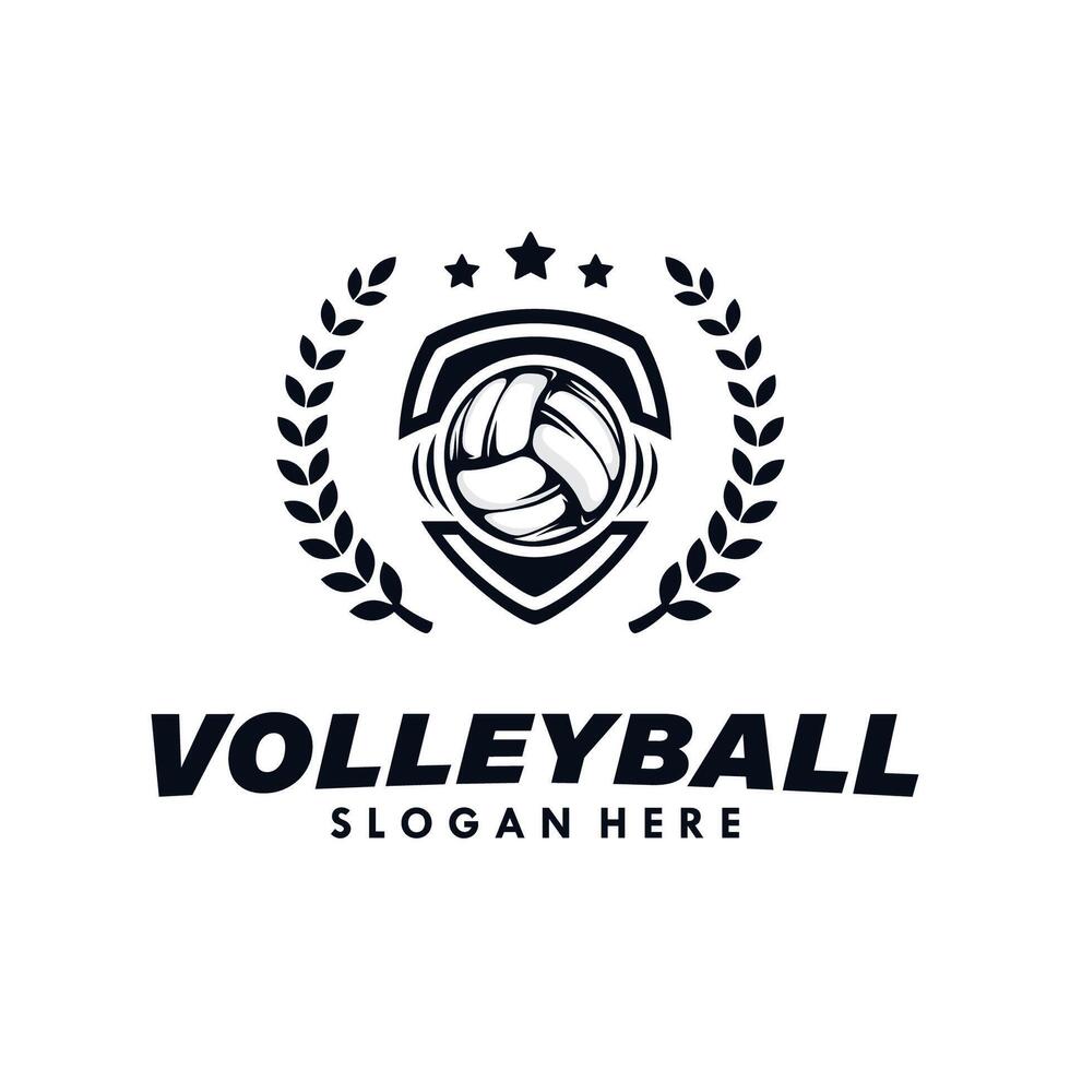 volley bal sport logo ontwerp sjabloon vector