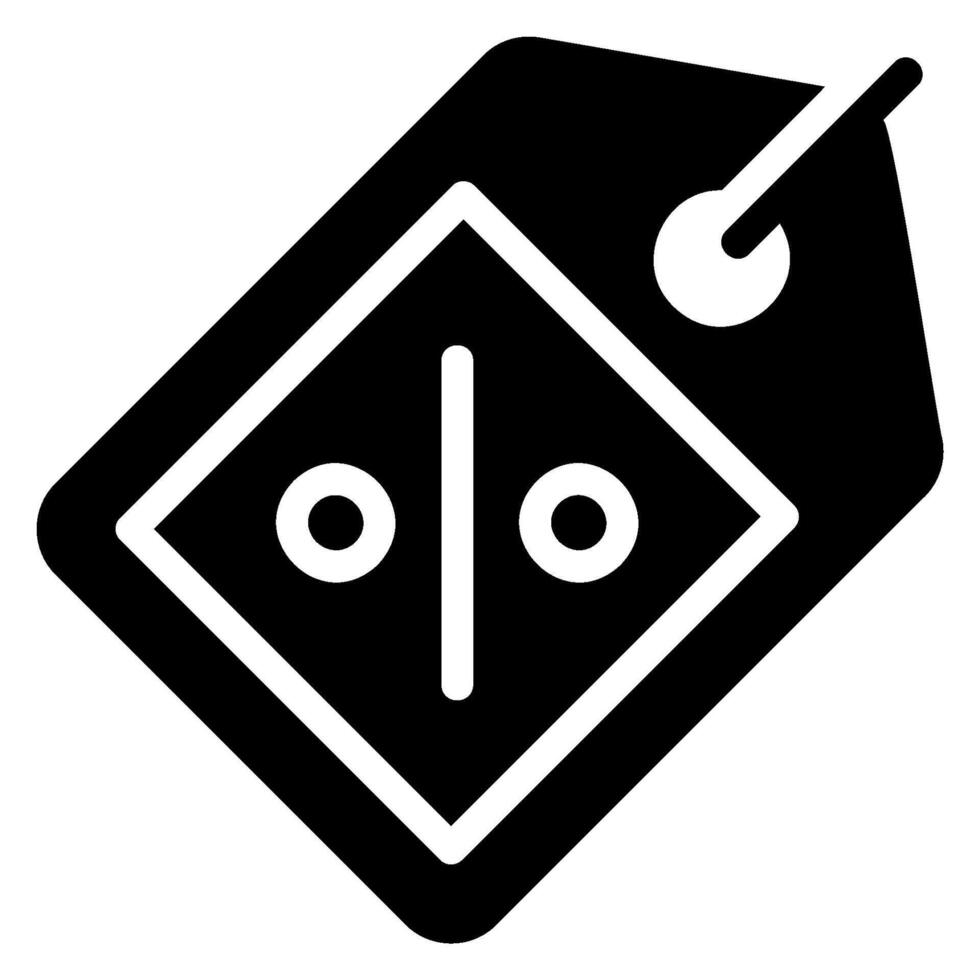 prijskaartje glyph-pictogram vector