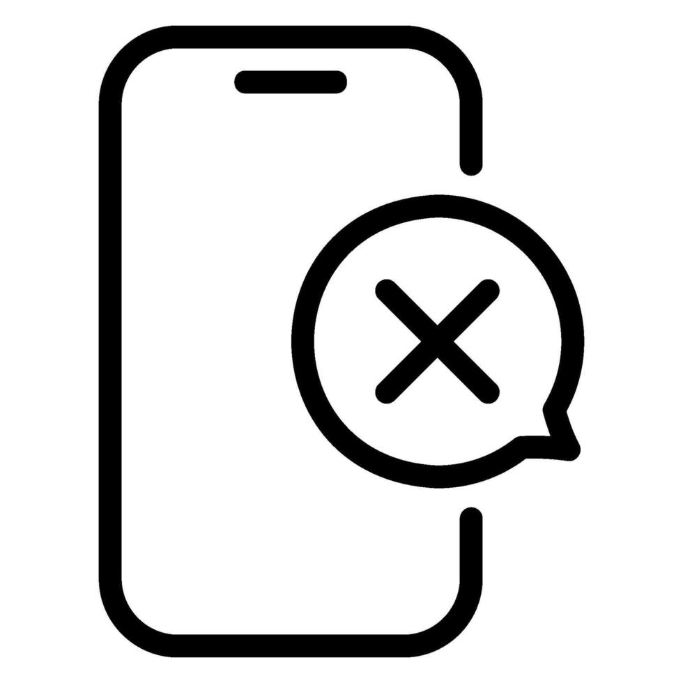 smartphone lijn icoon vector