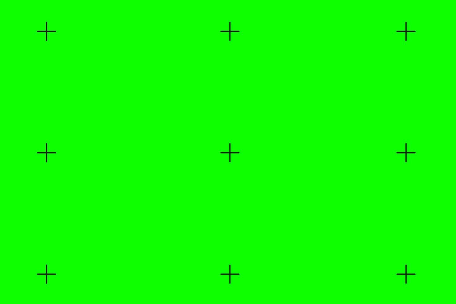 groen scherm chroma sleutel achtergrond, zoeker camera kader, video film scherm sjabloon, overlappen. bioscoop Scherm met rooster. vector illustratie