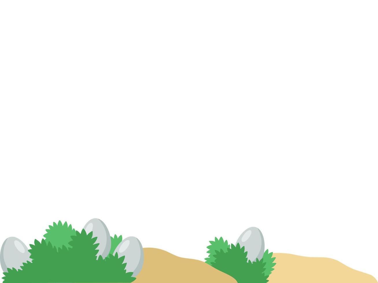 Pasen eieren gras achtergrond illustratie vector