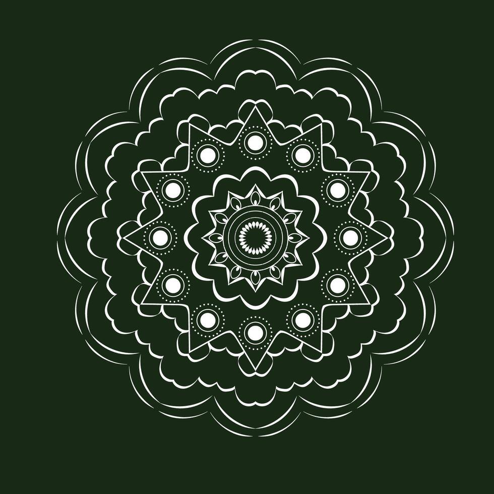 luxe mandala-ontwerp vector