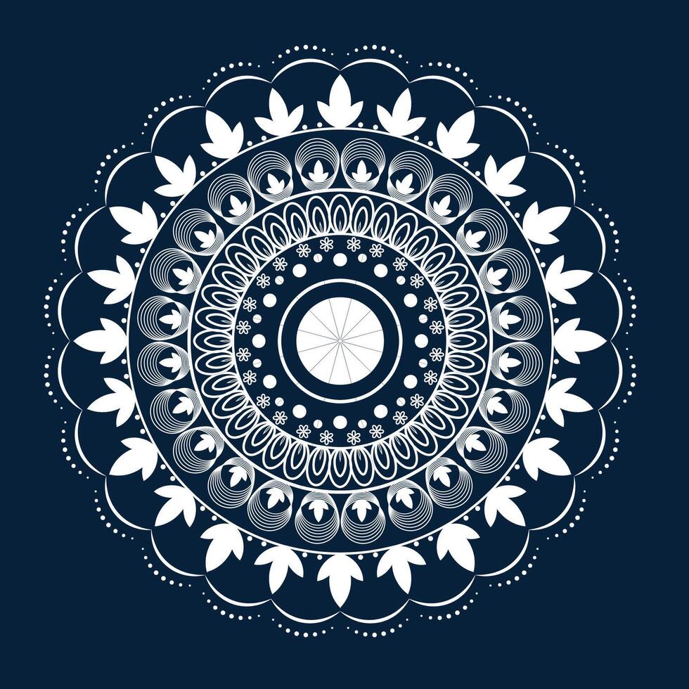 luxe mandala-ontwerp vector