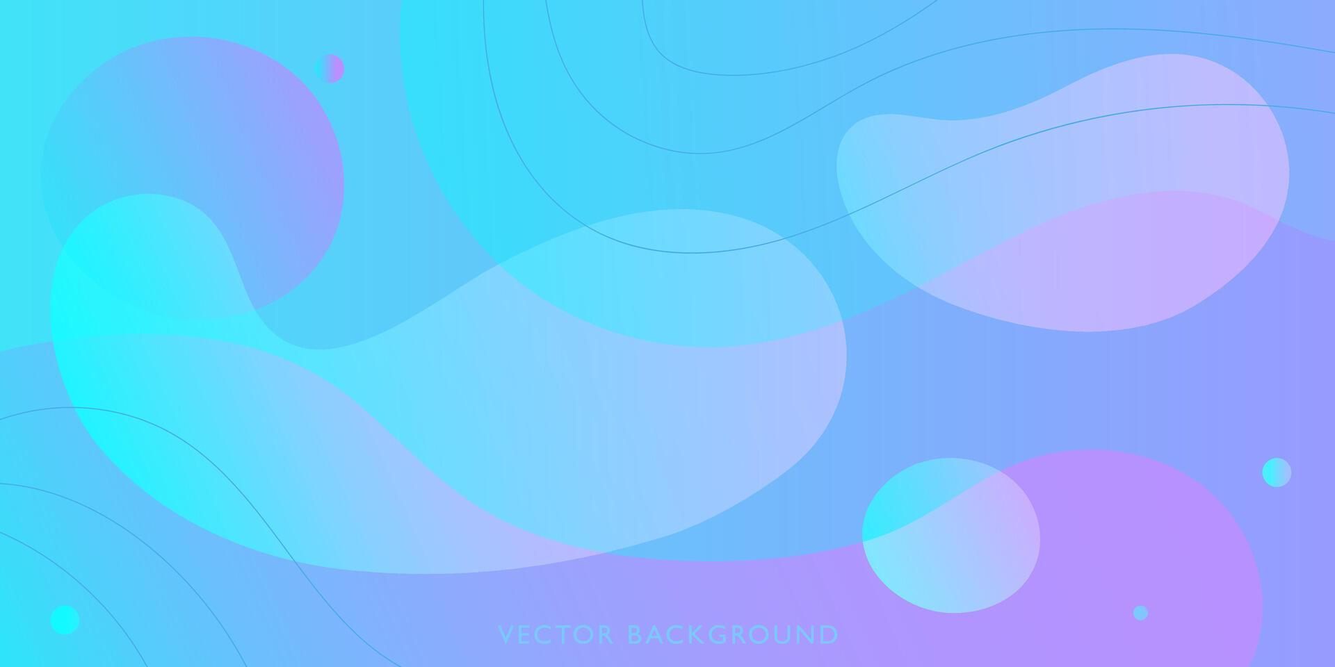 blauw en roze abstract achtergrond met cirkels vector