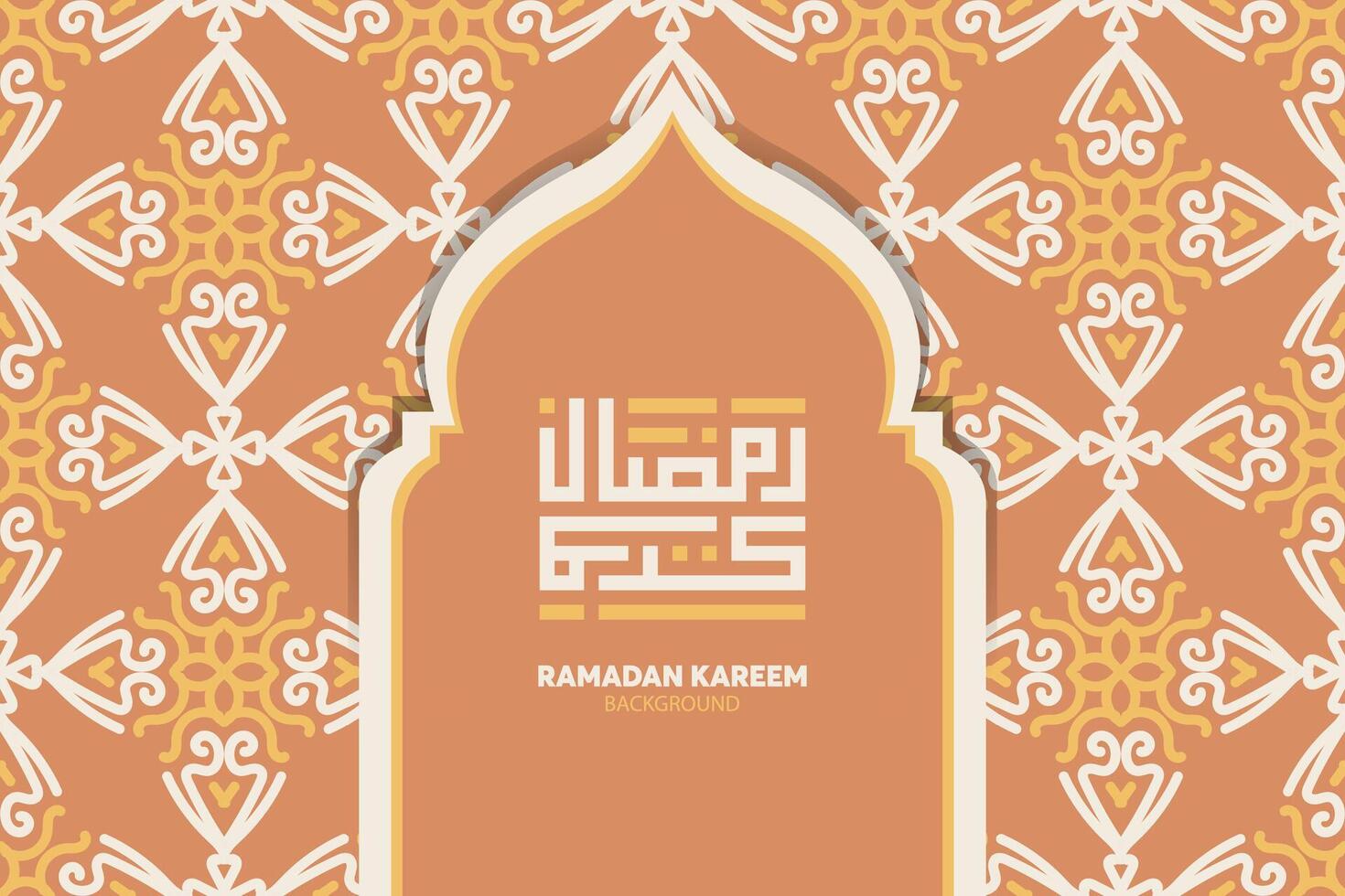 Ramadan kareem in Arabisch schoonschrift groet kaart, de Arabisch schoonschrift middelen, genereus Ramadan, vector