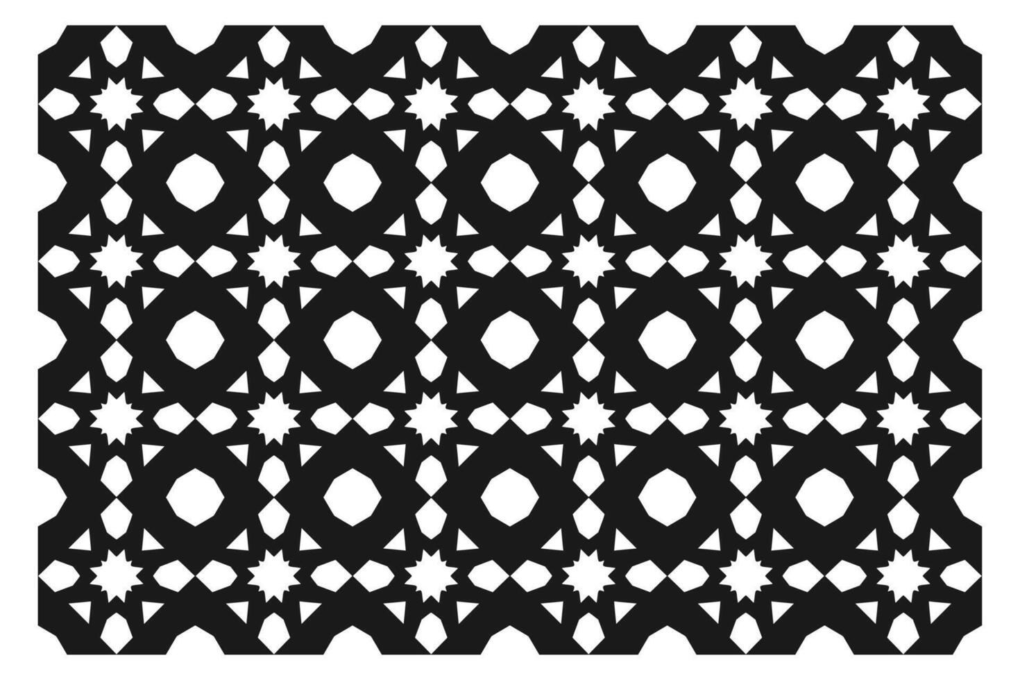 Islamitisch meetkundig patroon. abstract mandala. etnisch decoratief element. Islam, Arabisch, Indisch, en poef motieven vector