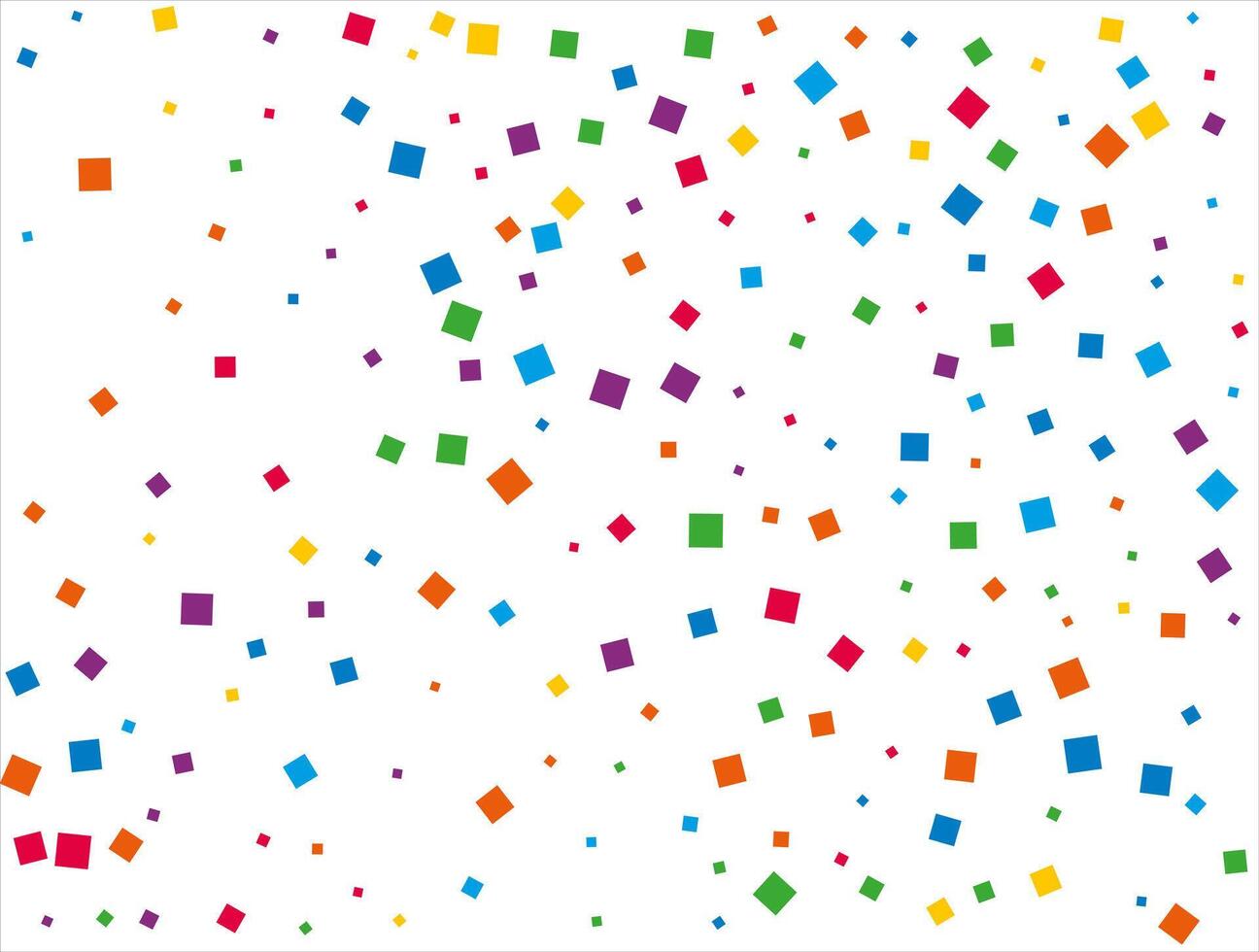 luxe regenboog pleinen confetti. vector illustratie.