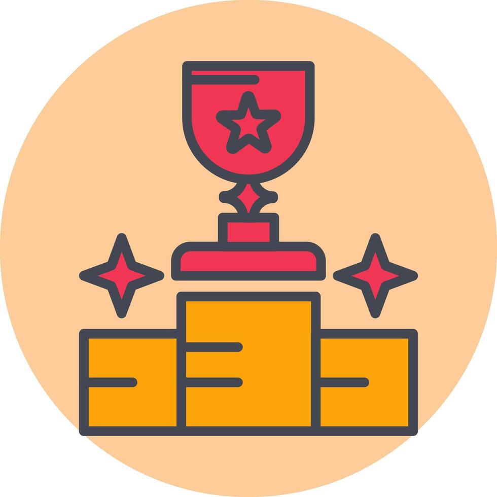 trofee vector pictogram