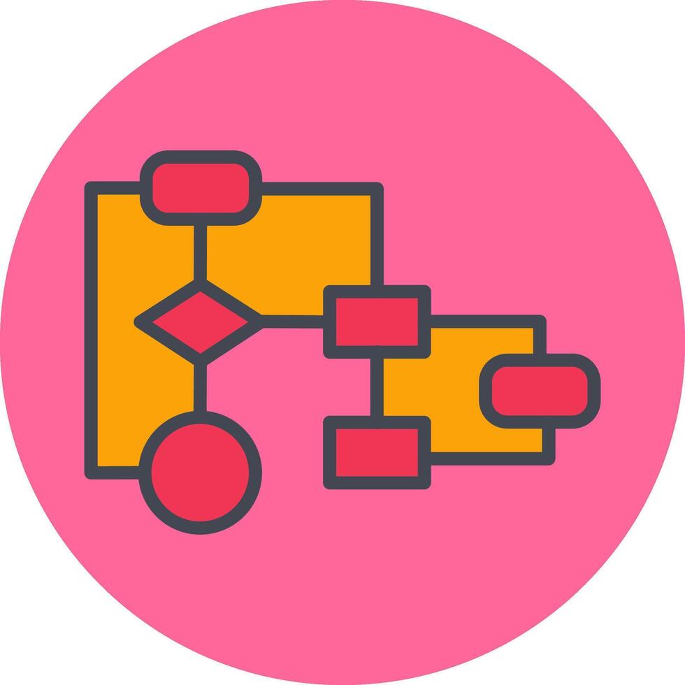 stroomdiagram vector pictogram