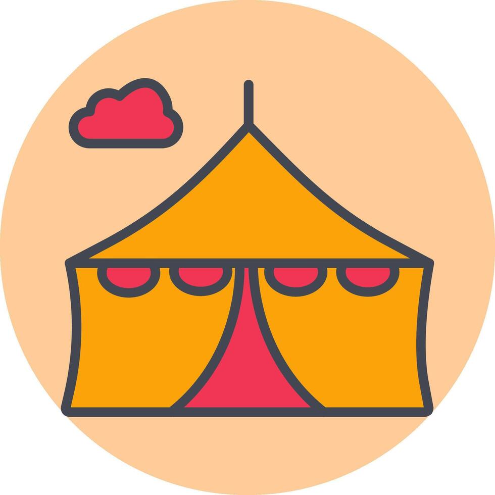 tent vector pictogram