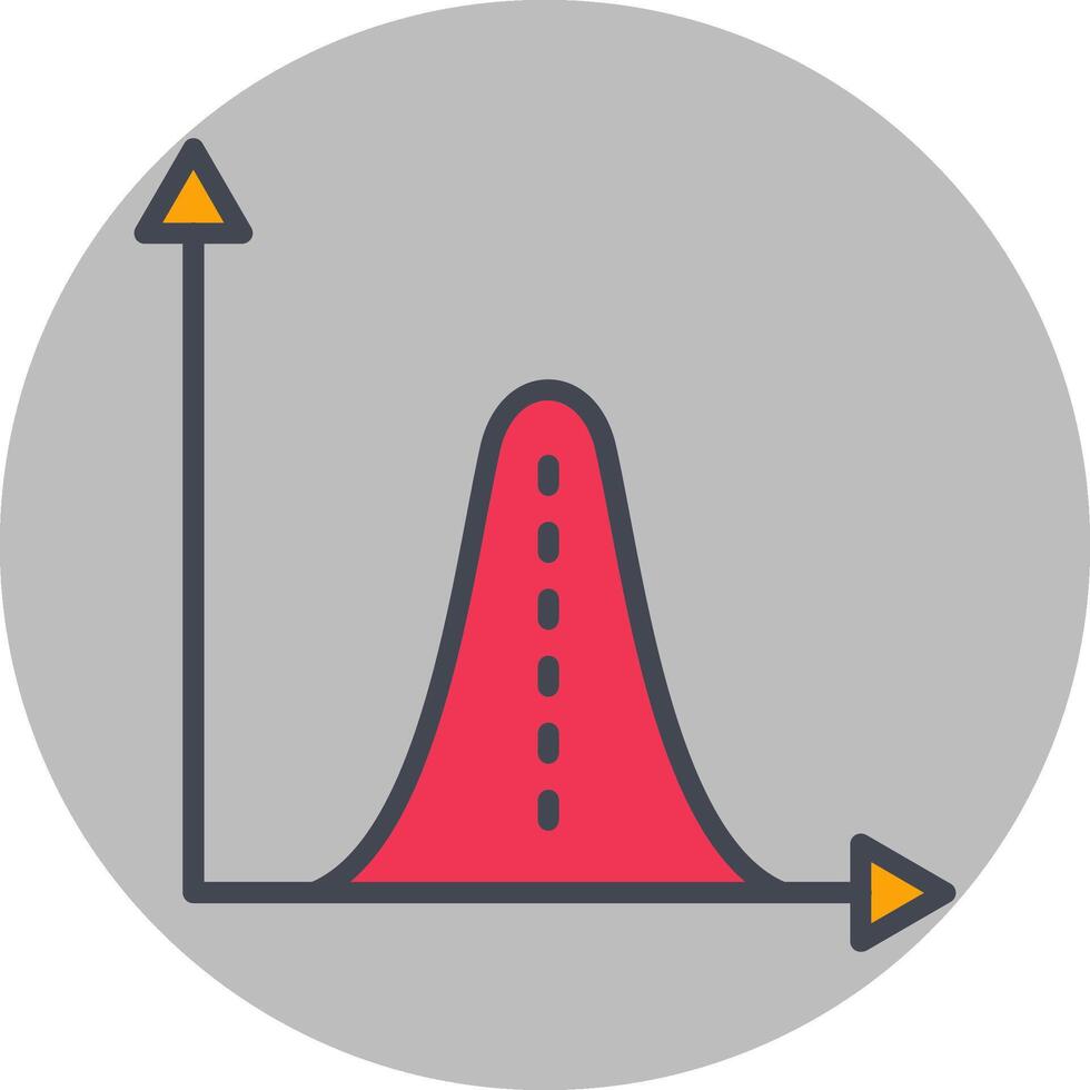 histogram vector icoon