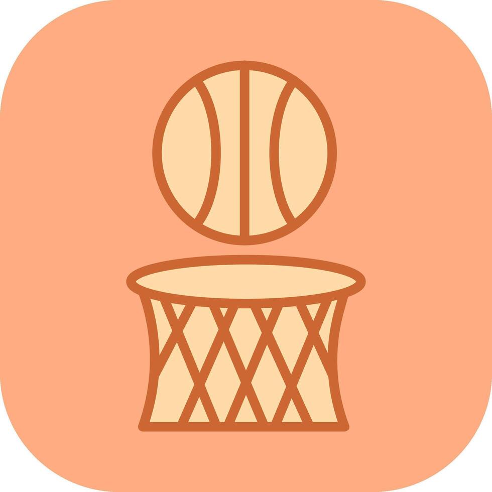 basketbal vector pictogram