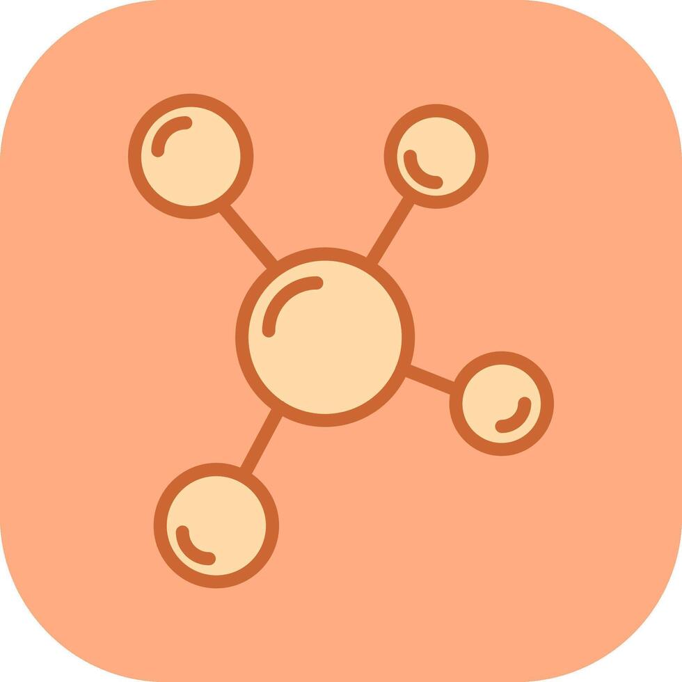 molecuul vector pictogram