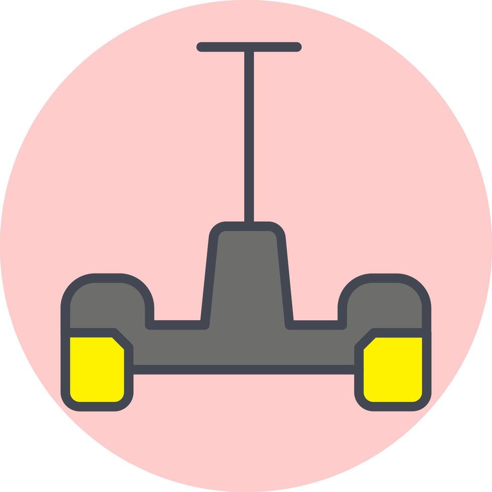 hoverboard vector pictogram