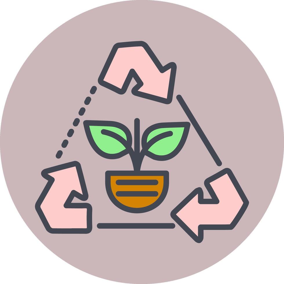 recycle pijlen vector icoon