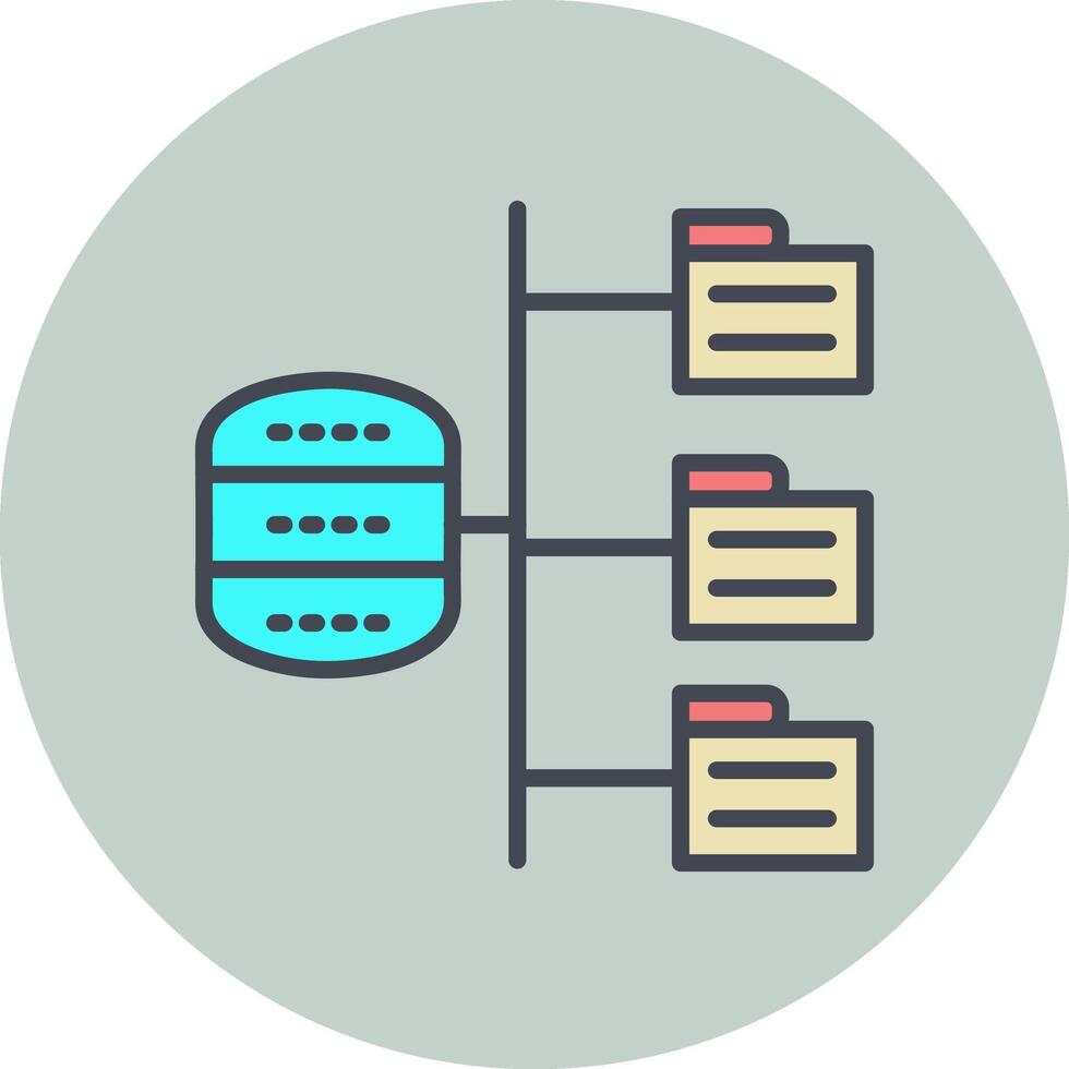 gegevens structuur vector icoon