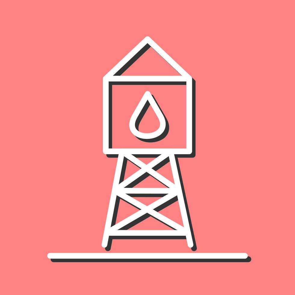 water toren vector icoon