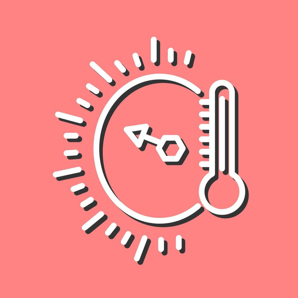 temperatuur indicator vector icoon