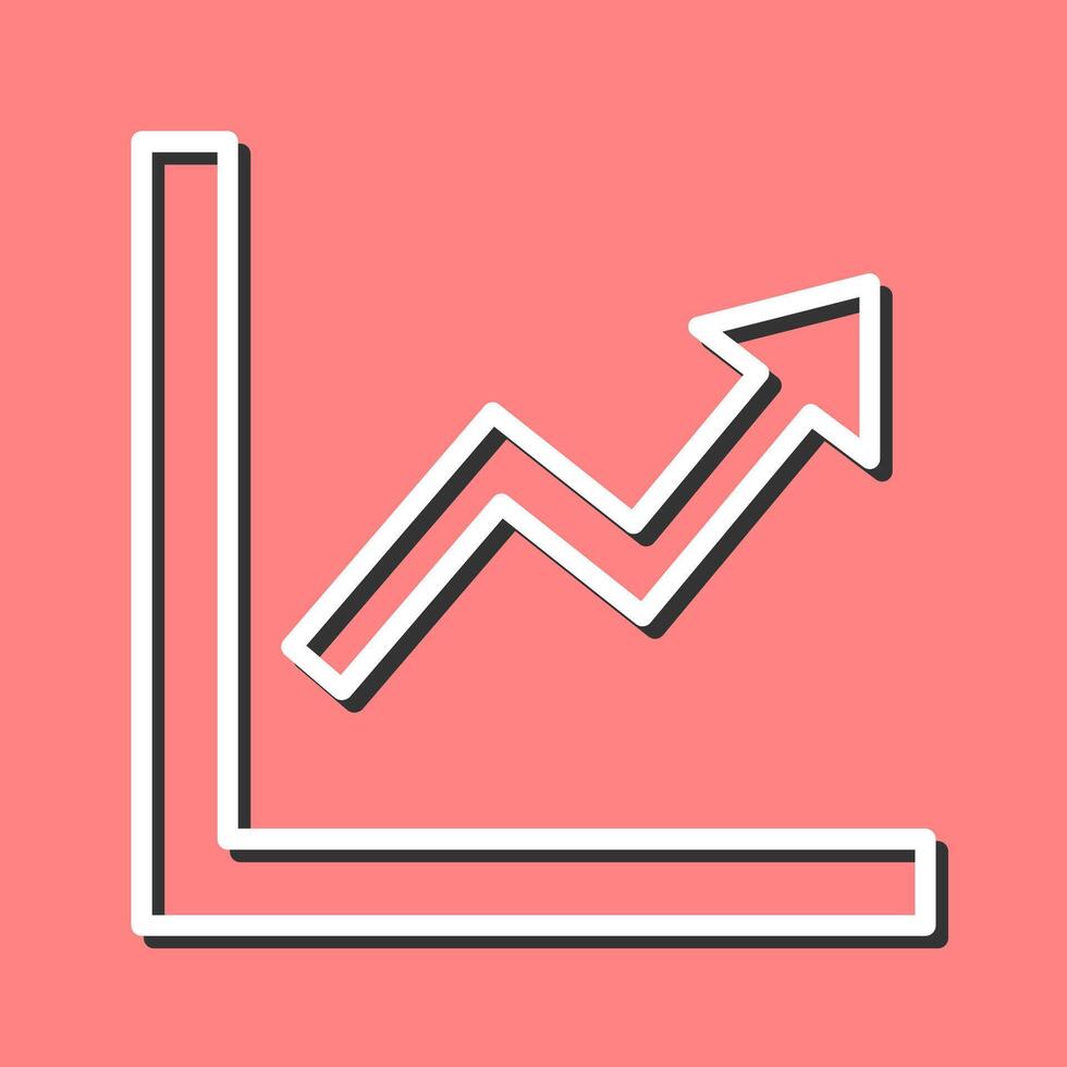 diagram omhoog vector icoon