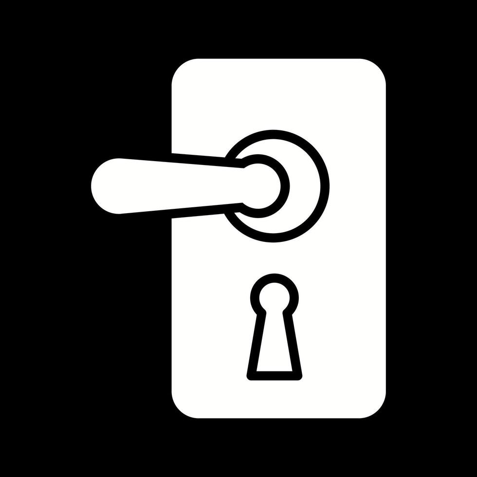 deur slot vector icoon