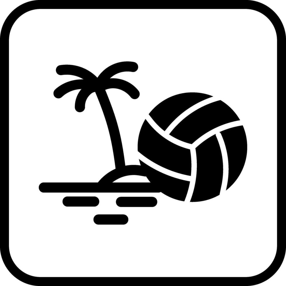 strand volleybal vector icoon