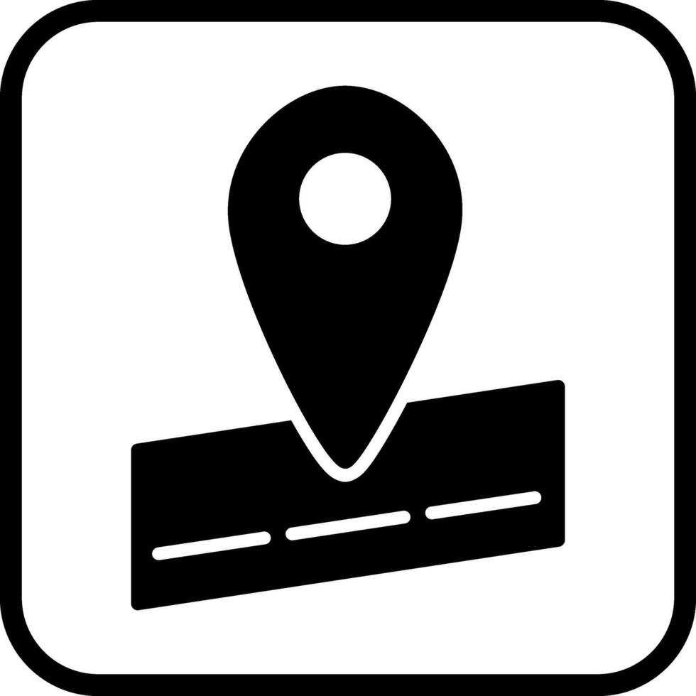 kaart plaats vector icoon