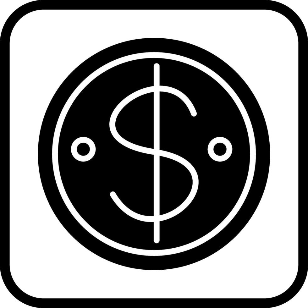 dollar munt vector pictogram