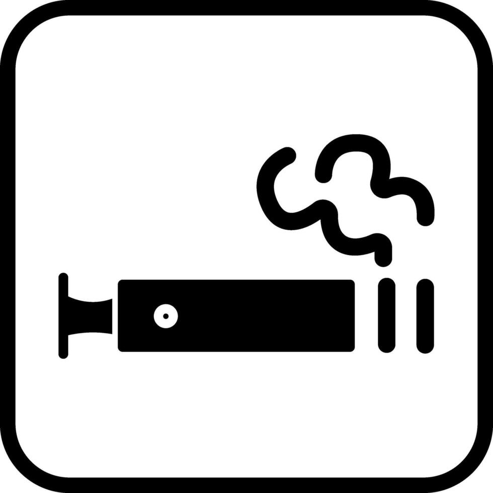 elektronisch sigaret vector icoon