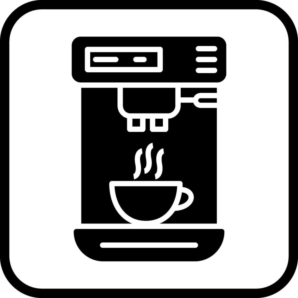 koffie machine ik vector icoon