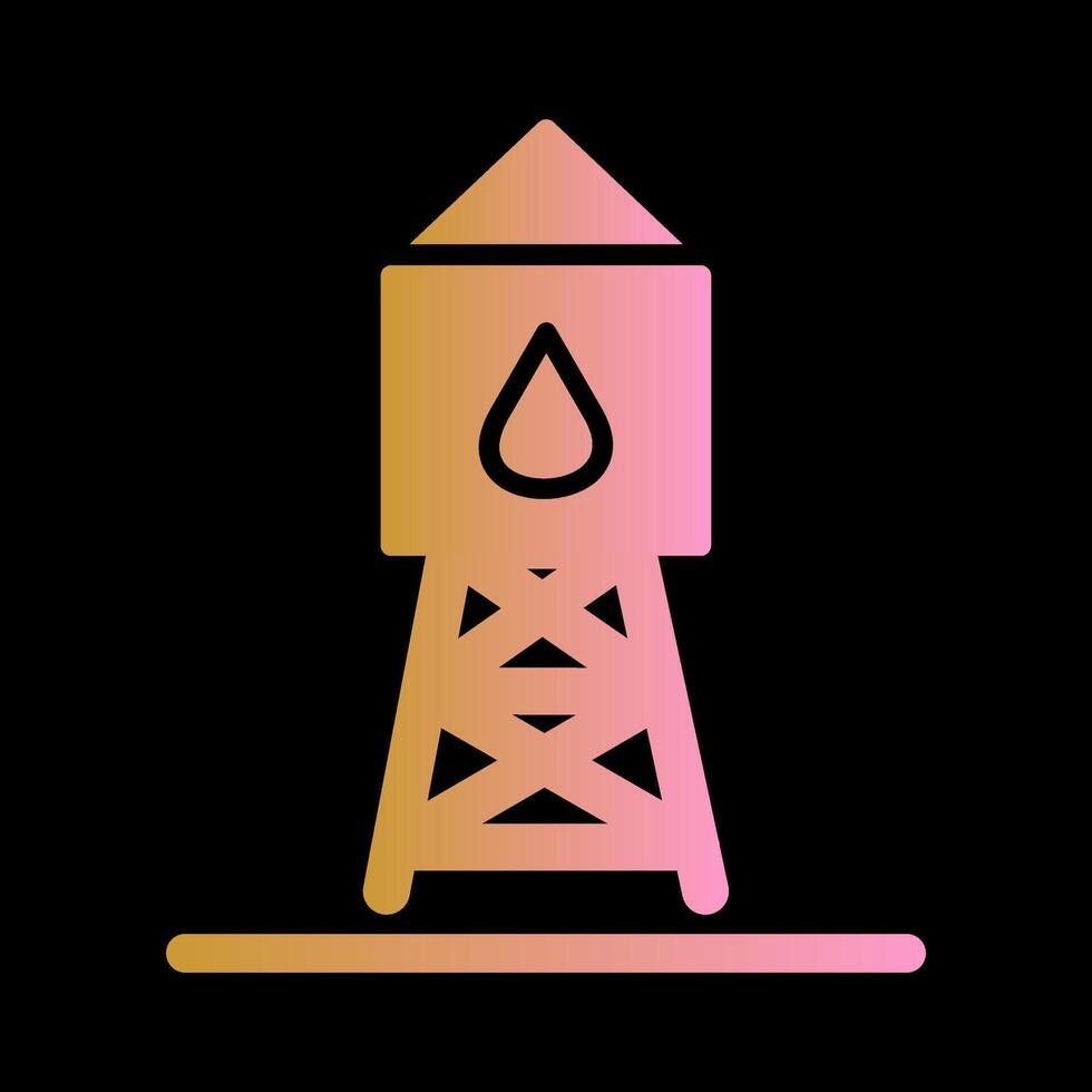 water toren vector icoon