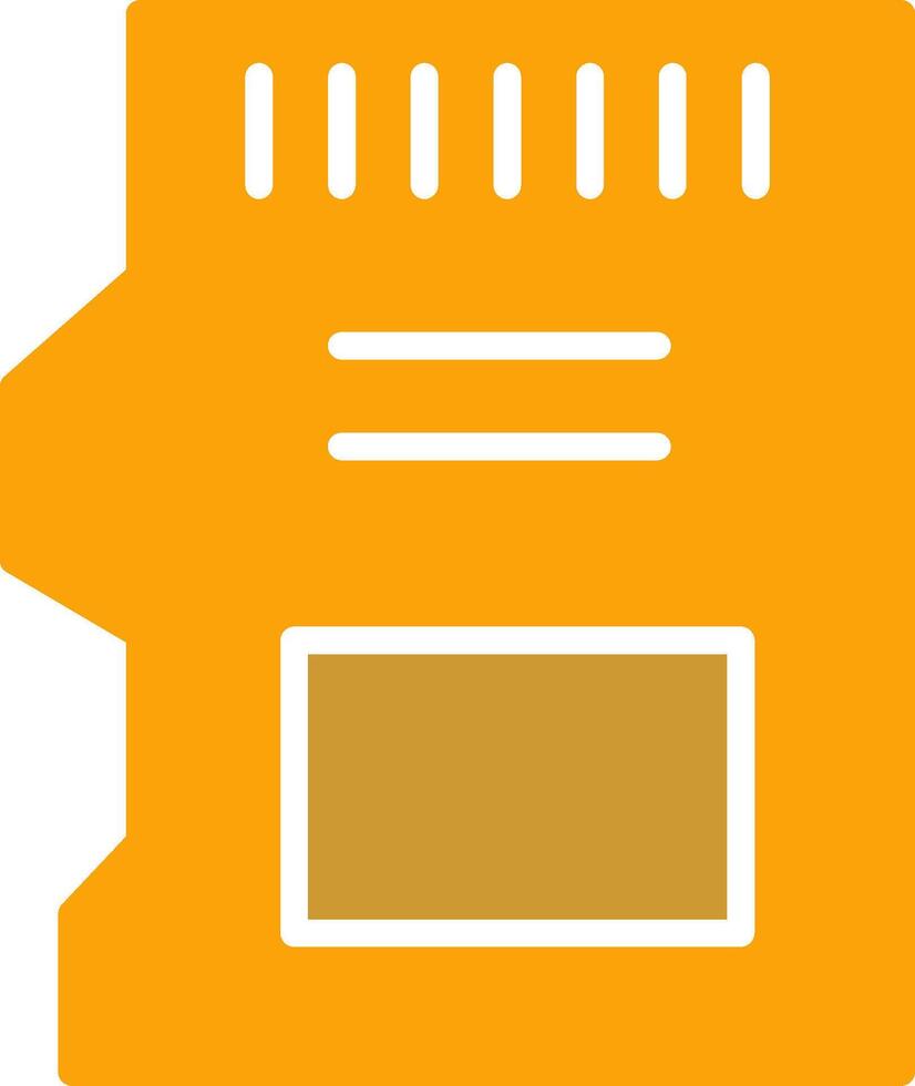 sd-kaart vector pictogram