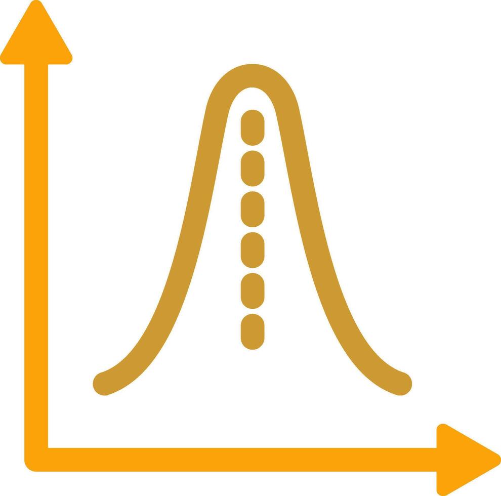 histogram vector icoon