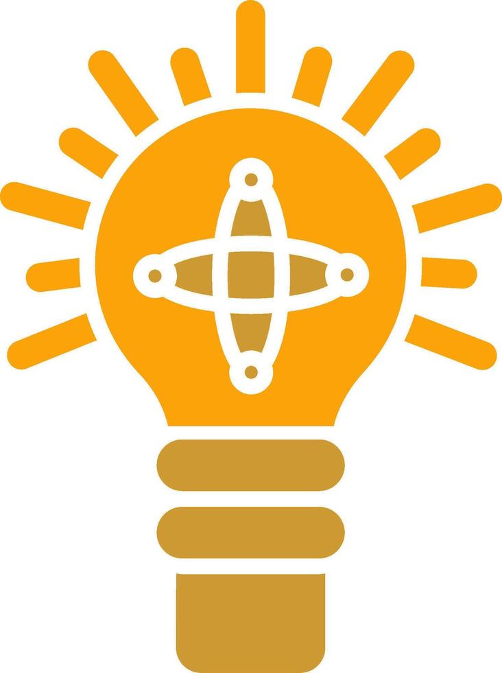 gloeilamp vector pictogram