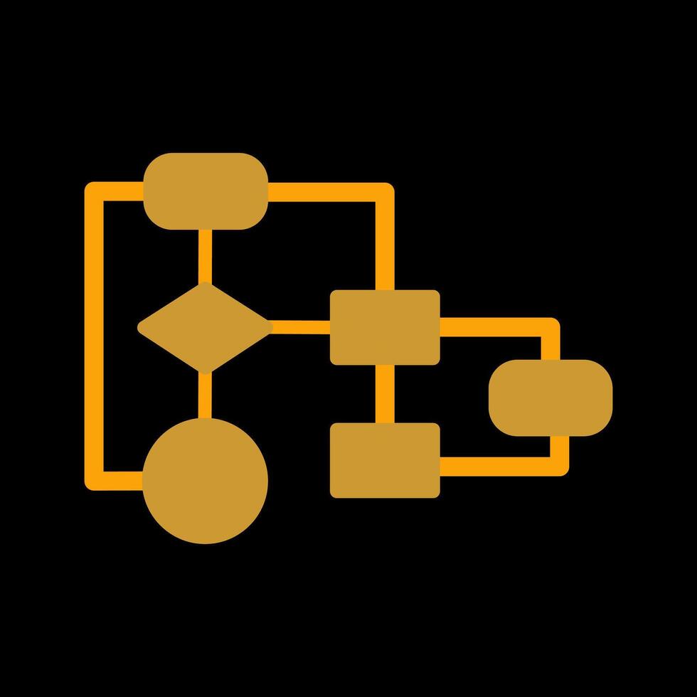 stroomdiagram vector pictogram