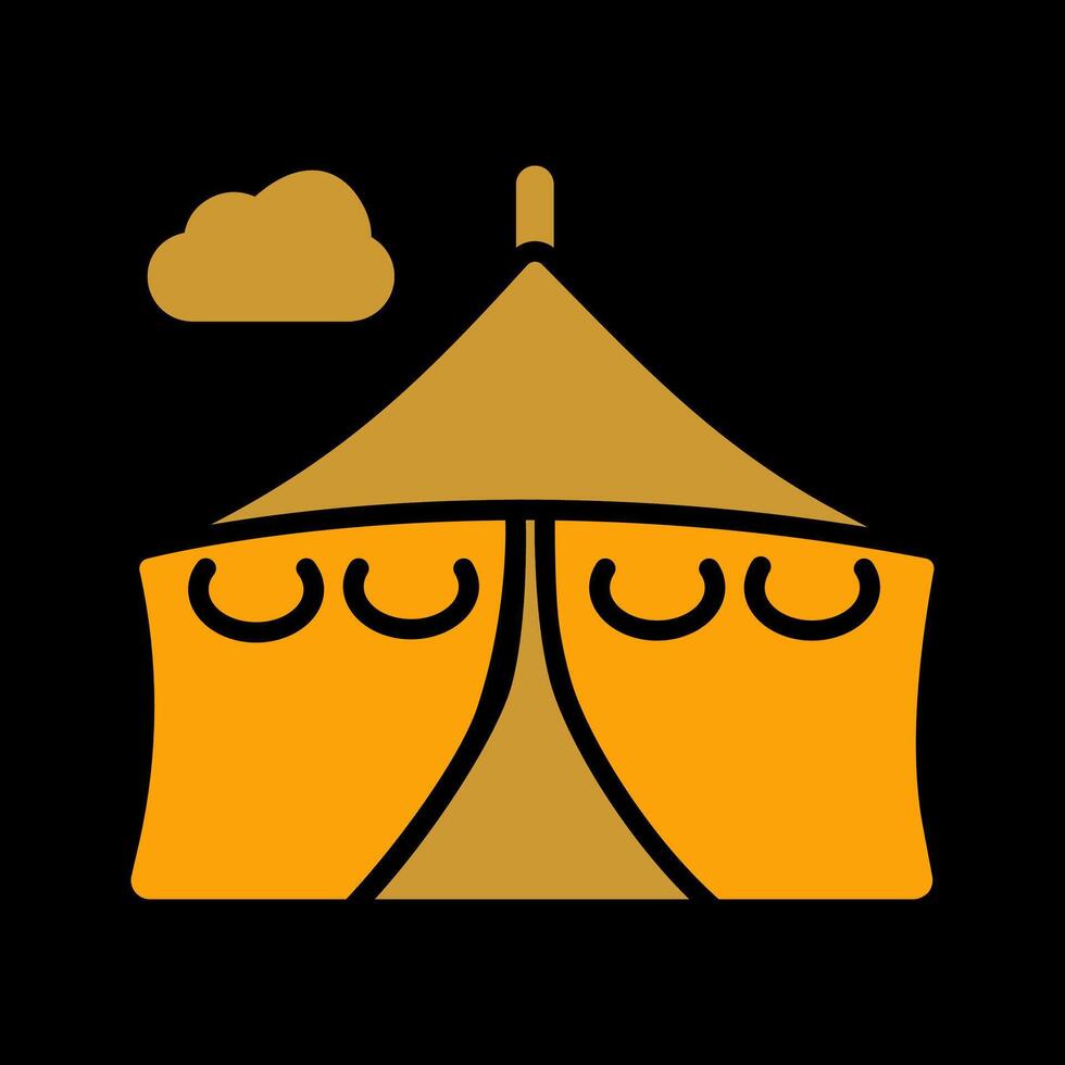 tent vector pictogram