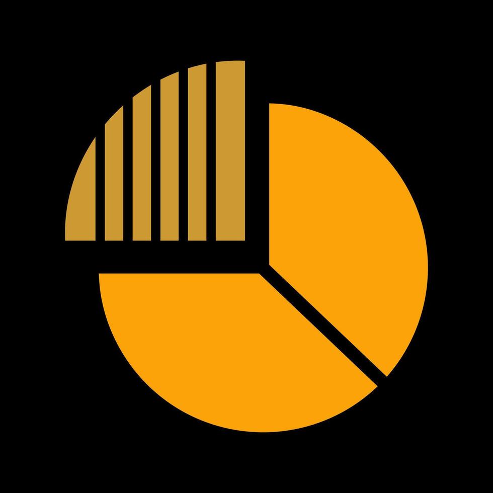 cirkeldiagram vector pictogram