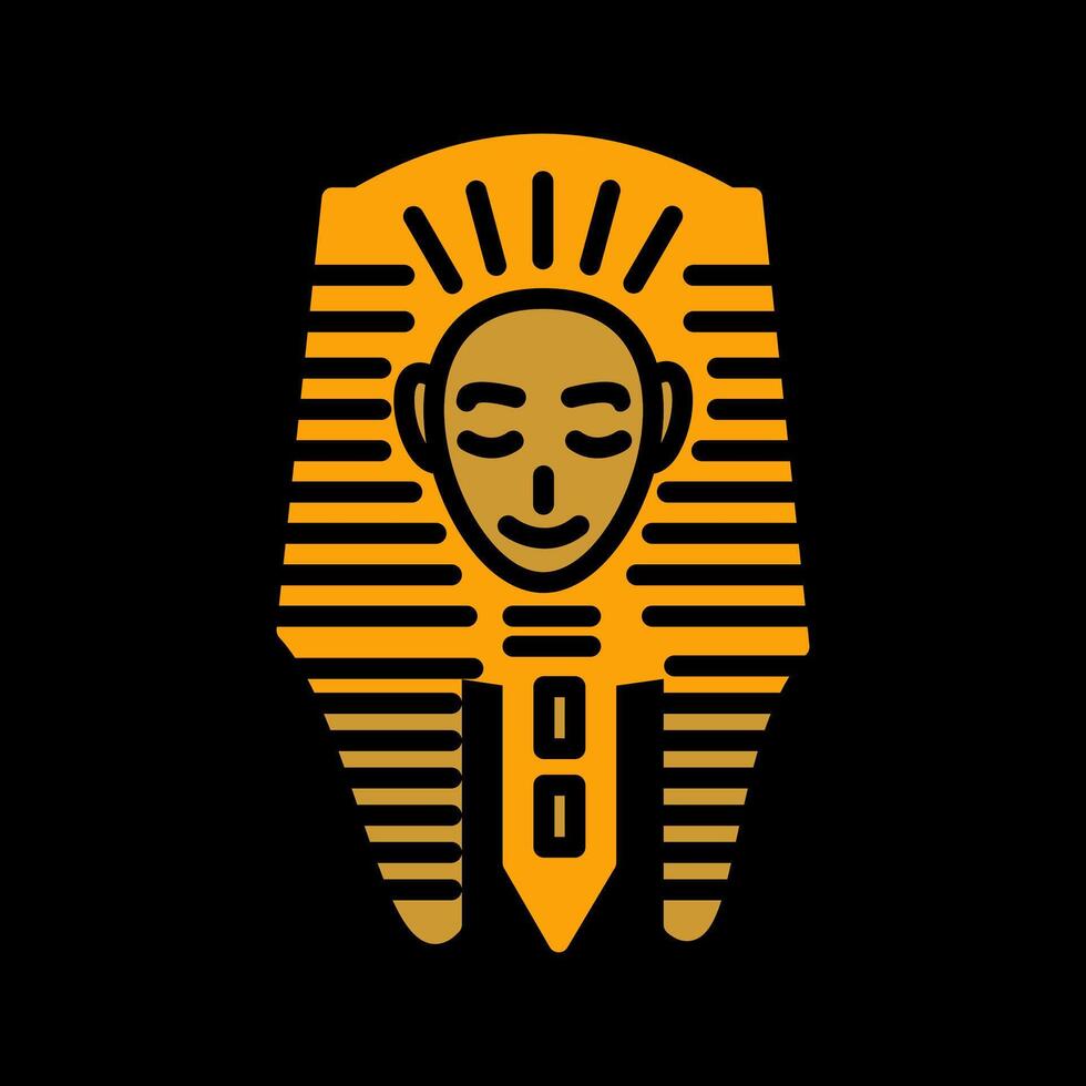 Egyptische gezicht vector icoon