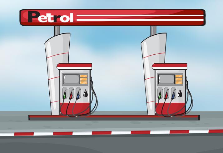 Benzinestation vector