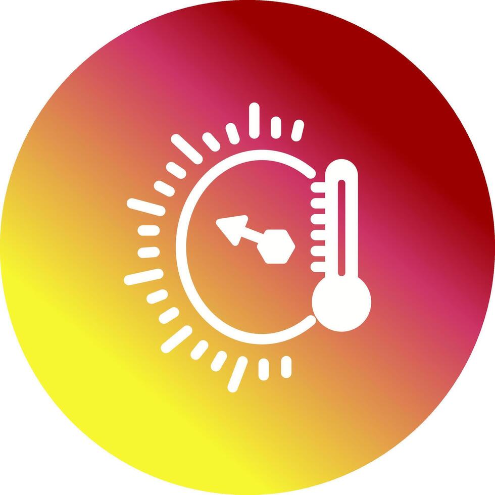 temperatuur indicator vector icoon