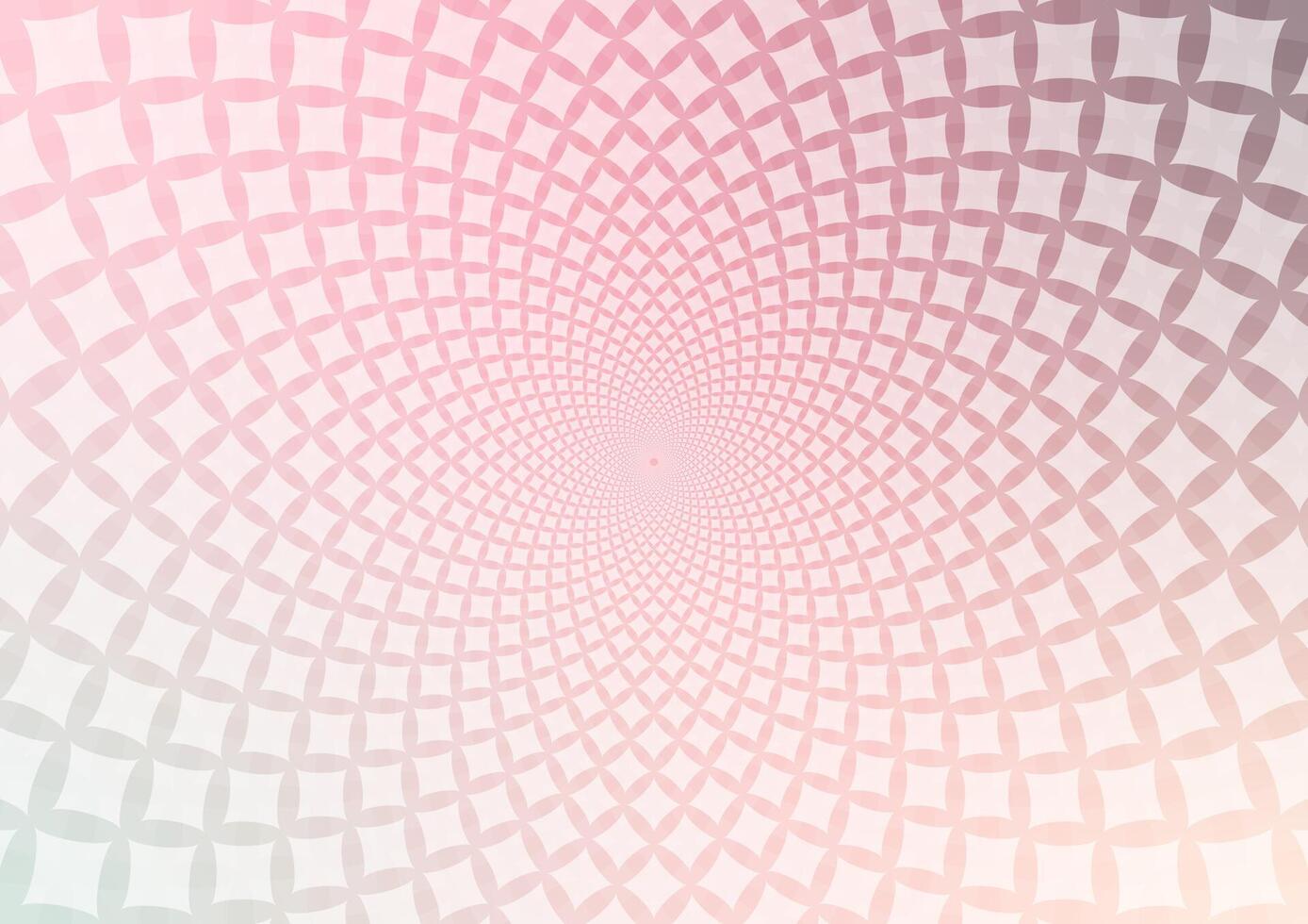 roze plein meetkundig draaikolk patroon licht achtergrond vector