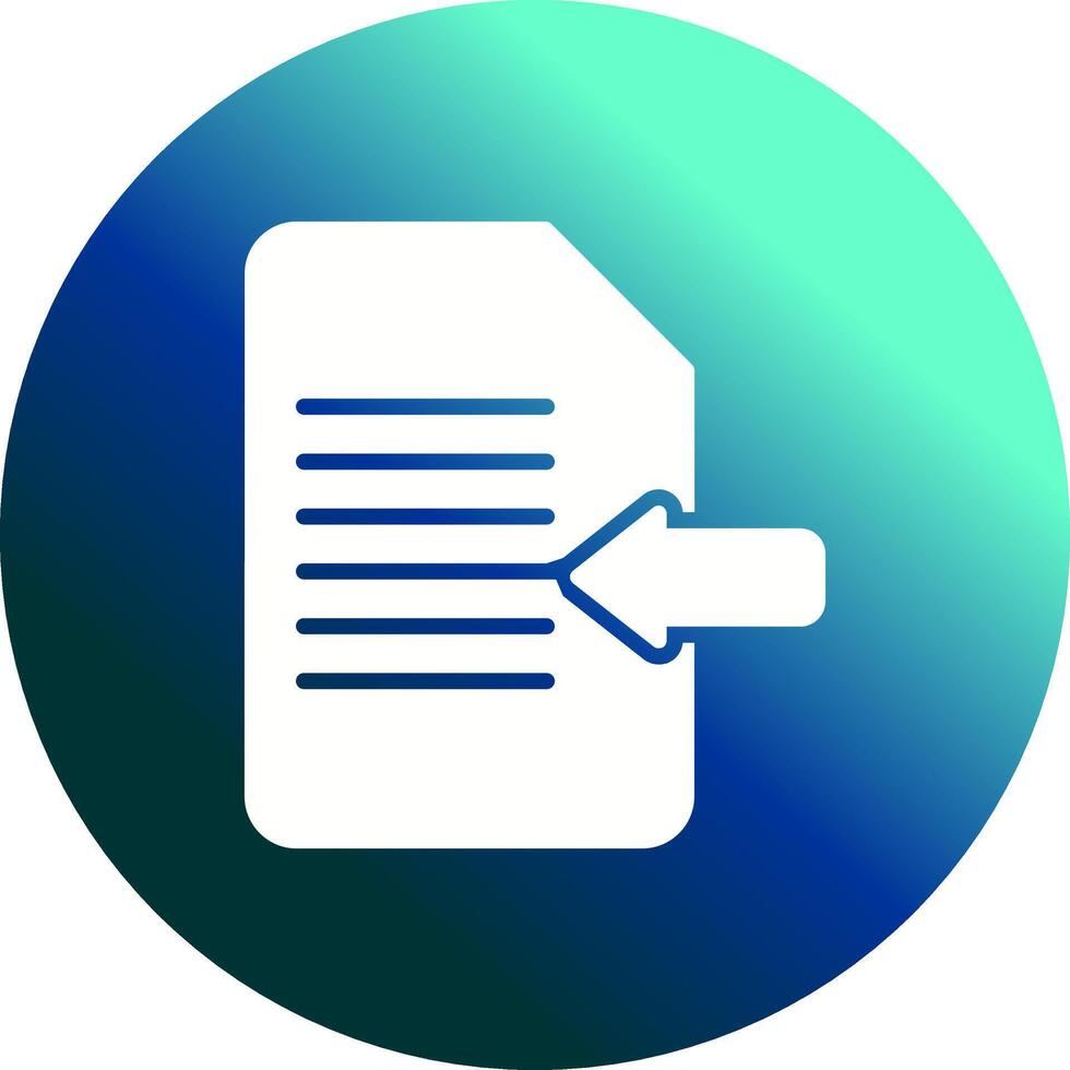 importeren document vector icoon