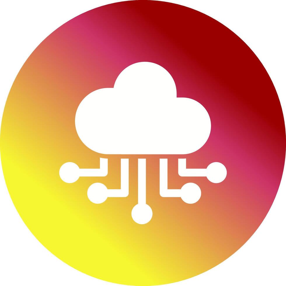 cloud computing vector icon