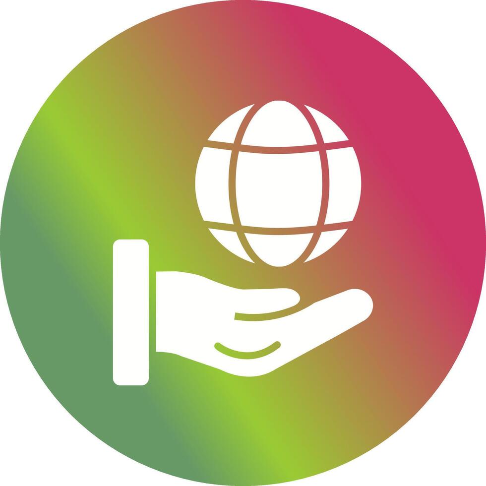 globaal hand- vector icoon